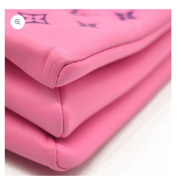 LOUIS VUITTON Lambskin Embossed Monogram Vuittamins Coussin PM Rose Violet - Picture 6 of 13